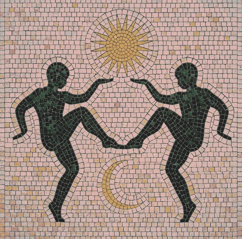 Sun and Moon Balance Mosaic Art