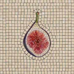 Mosaic Art Fig Slice – Nature’s Sweetness
