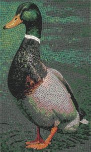 Мозаика «Кряква» — Декоративное панно MELTI