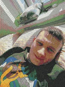 Мозаичный портрет мужчины – Мозаика MELTI