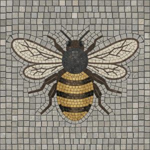 Мозаика «Медоносная пчела» — 100×100 см