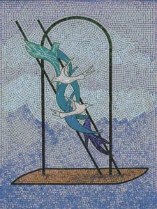 Мозаика «Полет птиц» — Элегантное искусство MELTI