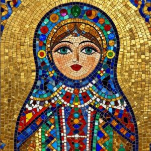 Мозаика Матрешка в византийском стиле