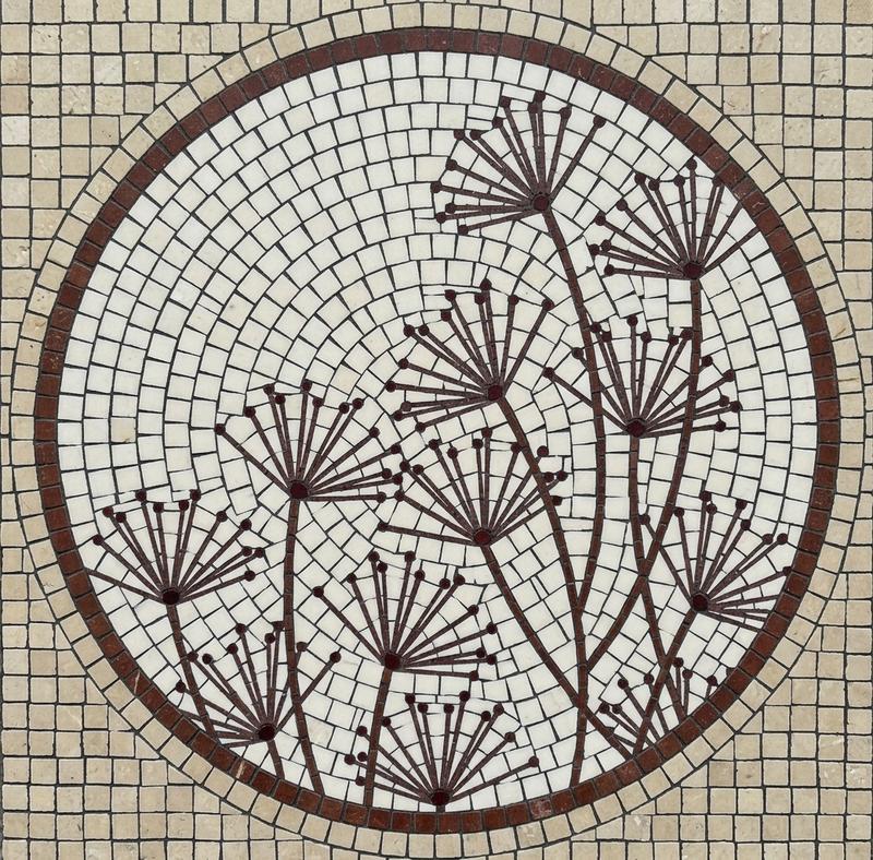 Серый сад: мозаика из дandelion