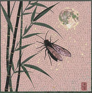 Мозаика «Муха и бамбук» — Искусство MELTI