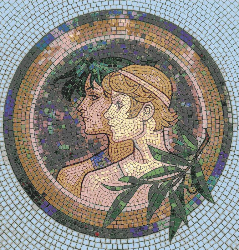 Classical Profiles Mosaic Art by MELTI