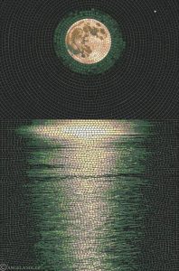 Moonlight Reflection Mosaic Art | MELTI Collection