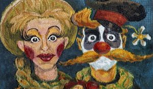 Clown and Lady Mosaic Art – Unique Wall Decor