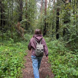 Мозаика «Прогулка по лесу»