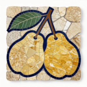 Мозаика «Две груши» в стиле Opus Incertum
