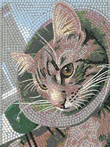 Мозаика «Кот» — Декоративное панно MELTI