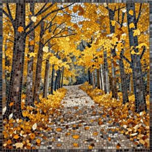 Золотой осенний лес: тропинка в глубь природы