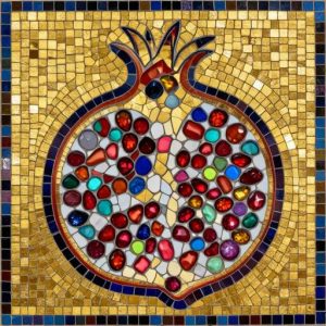 Мозаика «Гранат» в византийском стиле