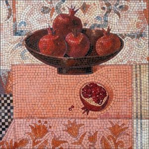 Мозаика «Спелые гранаты» — Классический стиль