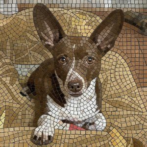 Мозаика «Любопытный пес»