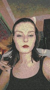 Мозаичный портрет девушки — Мозаика MELTI