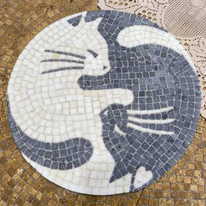 Мозаика «Кошки Инь-Ян» — 100×100 см