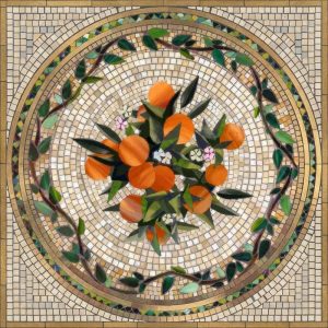 Мозаика «Средиземноморские апельсины» – 100×100 см