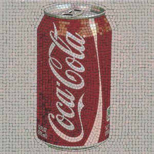 Мозаика Coca-Cola — Поп-арт в керамике