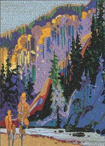 Мозаика «Горный пейзаж» — MELTI