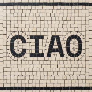 Мозаика «Ciao» в минималистичном стиле