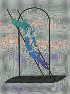 Мозаика «Эфирный полет» — Коллекция MELTI