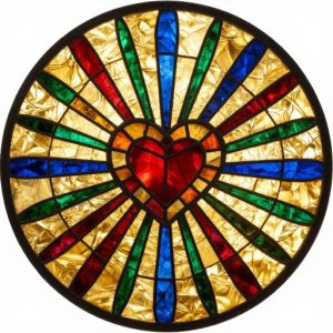 Витражная мозаика «Сердце Света»