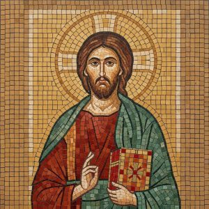 Мозаика религиозного деятеля