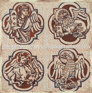 Four Evangelists Symbolic Mosaic Art