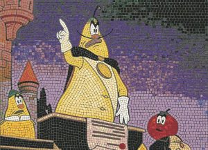 Satirical Character Mosaic Art – MELTI