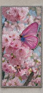 Воздушная мозаика с бабочкой