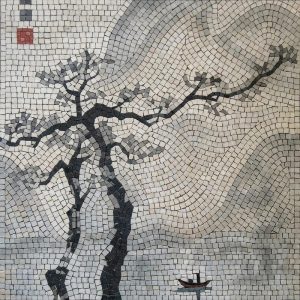 Мозаика «Дзен и Природа» — Минималистичный пейзаж