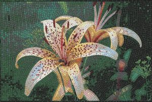 Мозаика «Лилии» — Искусство в деталях MELTI