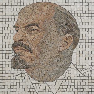 Classic Mosaic Portrait of a Man