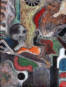Abstract Fluidity Mosaic Art – 25×33 cm