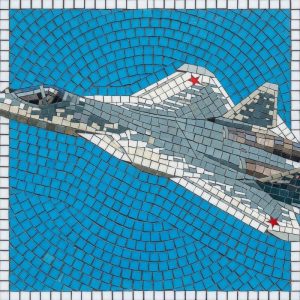 Мозаика «Истребитель в небе»