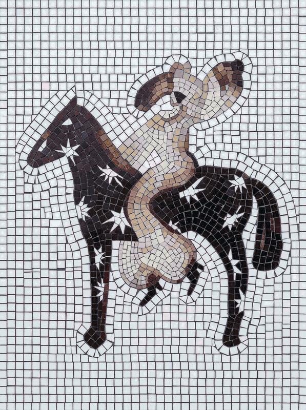 Celestial Horse Mosaic Art