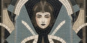 Мозаичный портрет в классическом стиле – 80×40 см