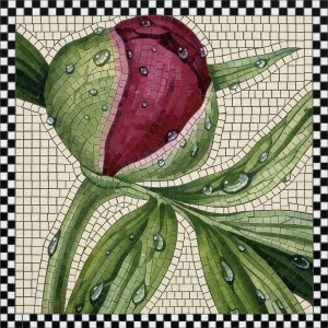 Мозаика «Красный бутон» — Красота Природы