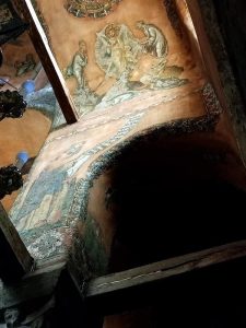 Византийские мозаики XIV века: Крещение Христа в Салониках