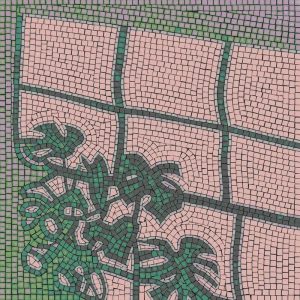 Мозаика MELTI: Природные формы в розовых тонах