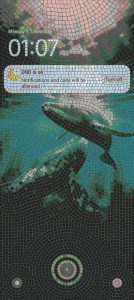 Majestic Whale Mosaic Art – Deep Ocean Serenity