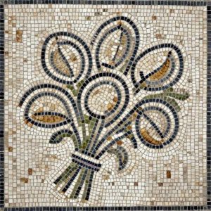 Pelmeni Bouquet Mosaic Art – Custom Opus Tessellatum
