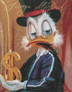 Мозаика Скрудж Макдак — Символ Богатства