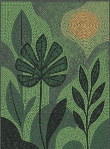 Мозаика «Тропический сад» — Природа в зеленом