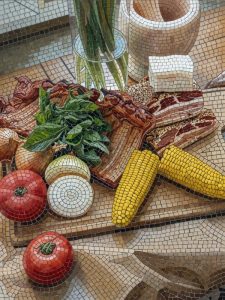 Средний модуль: свежие продукты мозаика