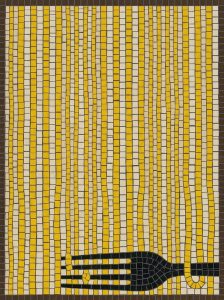 Мозаика «Минималистичная вилка»