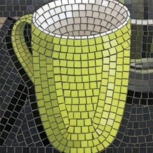 Мозаика «Ярко-зеленая чашка»