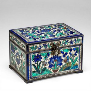 Флорентийская мозаика: Малахитовая шкатулка, 100×100 см