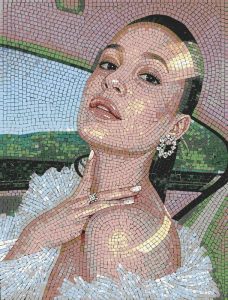 Мозаичный портрет «Элегантность» | Мозаика MELTI